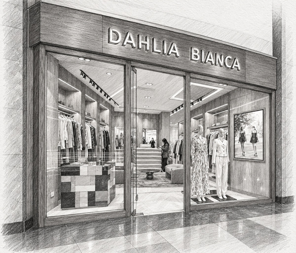 Dahlia Bianca Aqua Florya mağazası