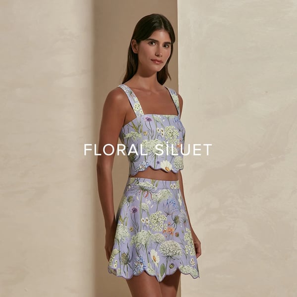 Floral siluet