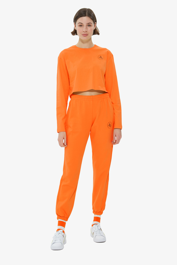 Picture of Orange Basic Sweatpants