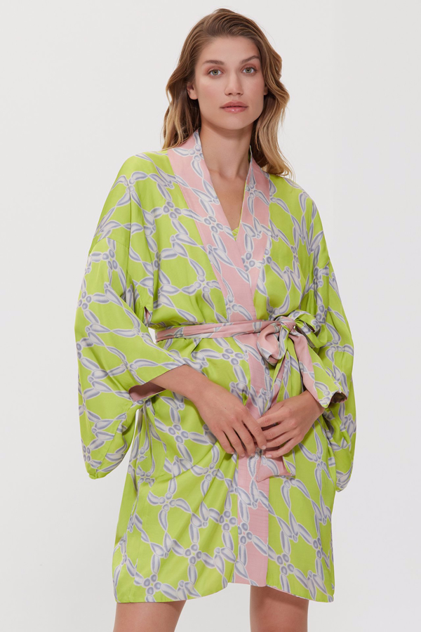 Casey Çift Taraflı Kimono resmi