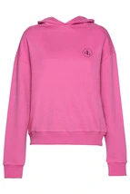 Sweatshirt Pembe Kapüşonlu Basic Sweatshirt