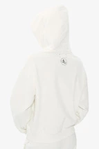 Sweatshirt Beyaz Kapüşonlu Basic Sweatshirt