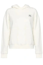 Sweatshirt Beyaz Kapüşonlu Basic Sweatshirt