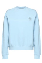 Sweatshirt Bebek Mavisi Bisiklet Yaka Basic Sweatshirt
