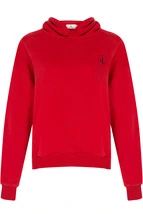 Sweatshirt Kırmızı Kapüşonlu Basic Sweatshirt