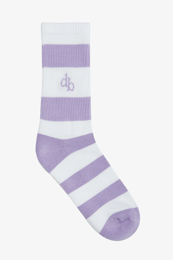 Çorap Sheer Lilac Stripe