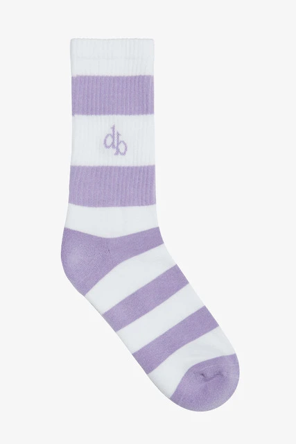 Çorap Sheer Lilac Stripe
