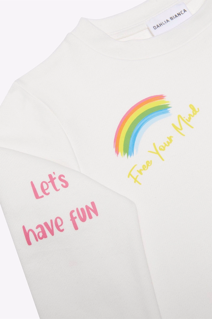 Sweatshirt Çoklu Baskılı Sweatshirt