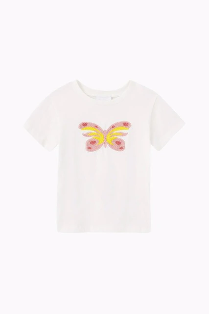 T-shirt Çocuk Süzeneli Kelebek T-shirt
