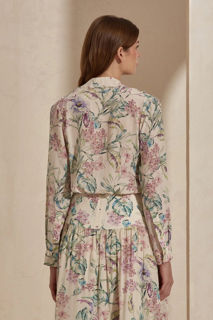 Gömlek Briana İpek Gömlek Body