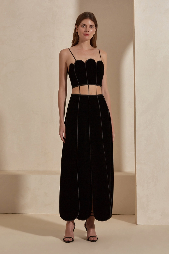 Elbise Reina Kadife Elbise