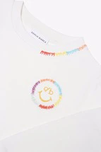 Sweatshirt Gülen Yüz Nakışlı Sweatshirt