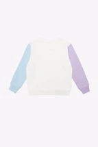 Sweatshirt Renkli Kol Sweatshirt