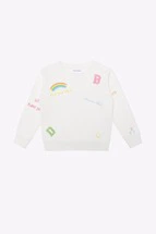 Sweatshirt Çoklu Baskılı Sweatshirt