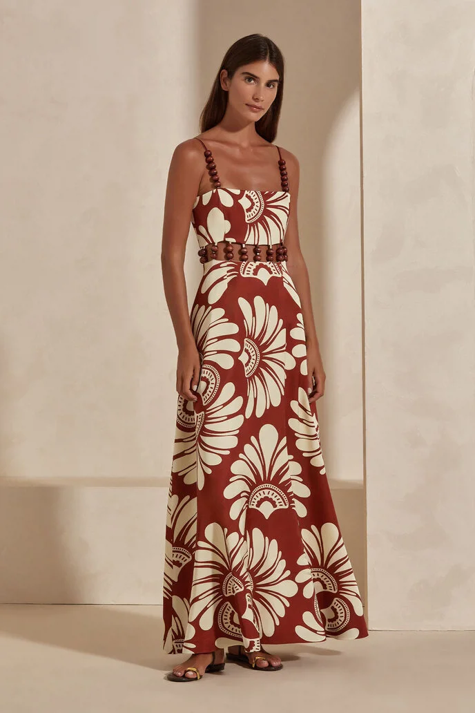 Elbise Raquel Uzun Elbise